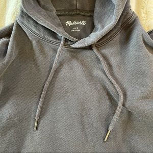 Madewell Grey Pullover Hoodie Sweatshirt M Small